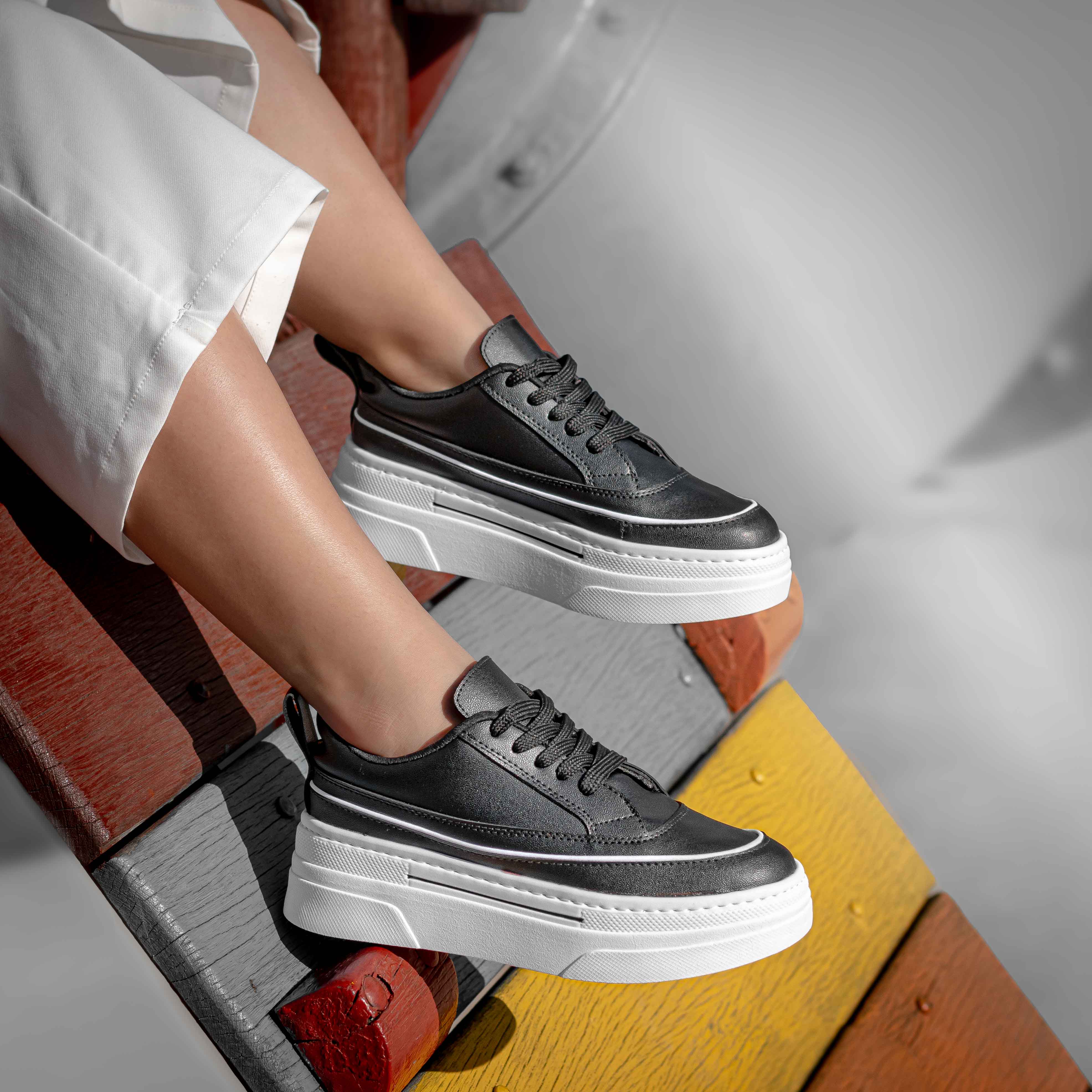 Vista 19 de Premium Bolichero Plataforma Dama - Tallas: 38, Color: Blanco AnimalPrint